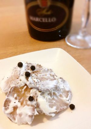 ワインと♡いぶりがっこクリームチーズ和え-レシピのメイン写真