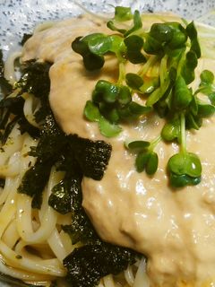 わさび醤油*ツナマヨうどん-レシピのメイン写真