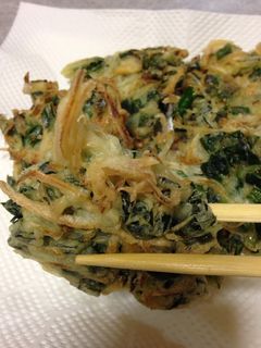 少ない油でもサクサクかき揚げ-レシピのメイン写真