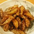 ごぼうの甘辛揚げ ゴマ風味