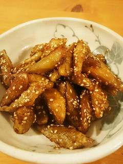 ごぼうの甘辛揚げ ゴマ風味-レシピのメイン写真