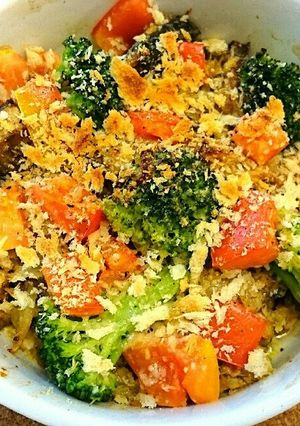 さば缶とブロッコリーのパン粉焼き-レシピのメイン写真