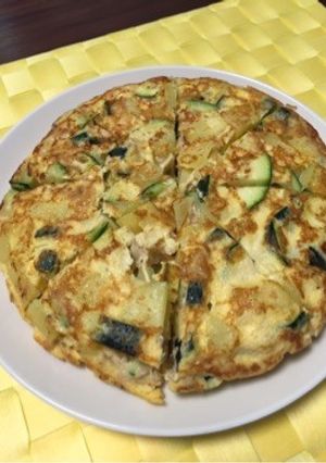 ツナ入りスパニッシュオムレツ-レシピのメイン写真