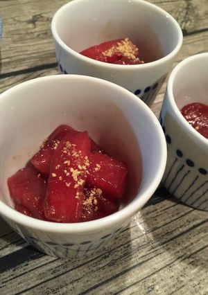 マグロのづけ。ごま油風味-レシピのメイン写真