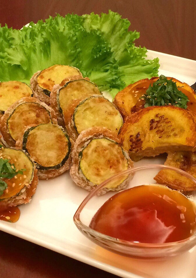 ズッキーニの挟み揚げ焼き-レシピのメイン写真