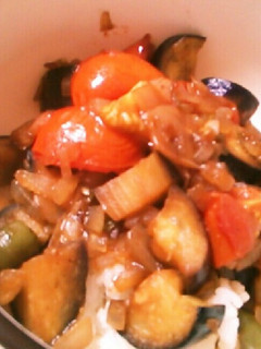 夏野菜のさっぱり丼-レシピのメイン写真