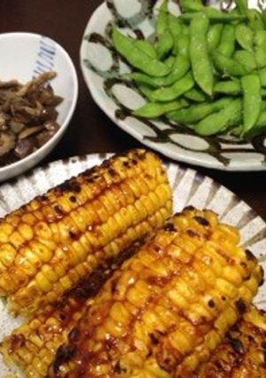 焼きとうもろこしを簡単に-レシピのメイン写真