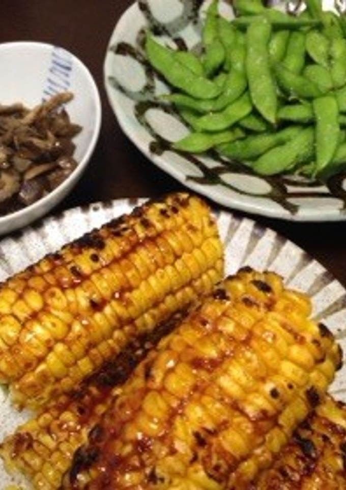 焼きとうもろこしを簡単に-レシピのメイン写真