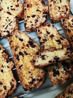 クランベリーとクルミのビスコッティ-レシピのメイン写真