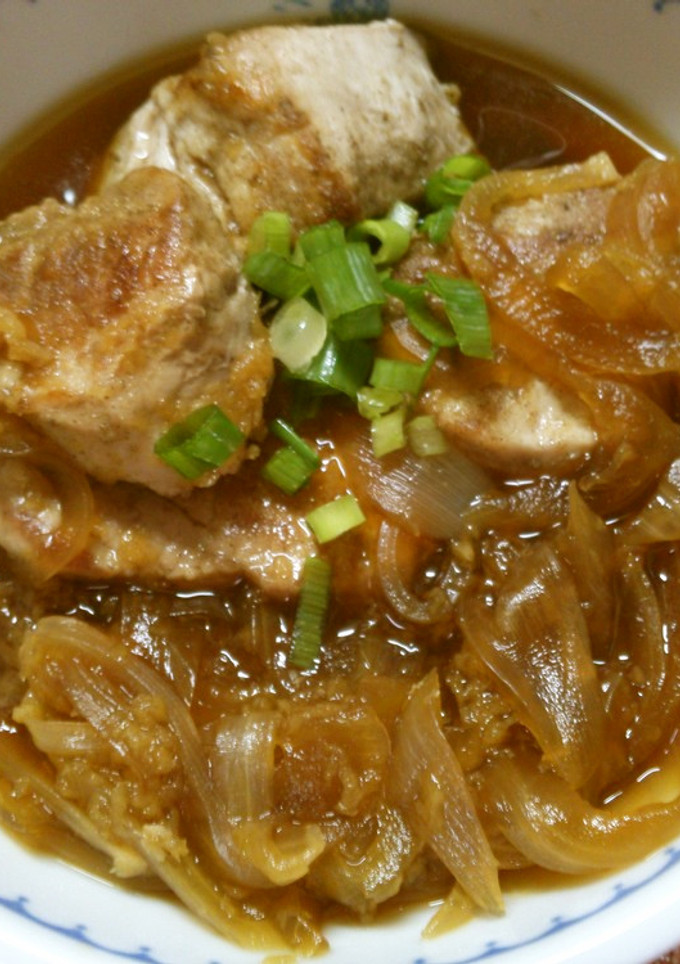 簡単　豚ヒレ肉のソテー　玉ねぎ生姜ソース-レシピのメイン写真