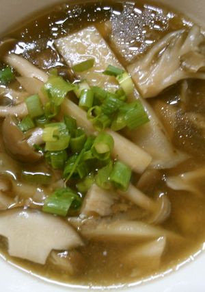簡単！　ごぼうと　きのこの中華スープ！-レシピのメイン写真