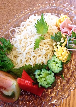 華やかに！夏のラーメン！-レシピのメイン写真