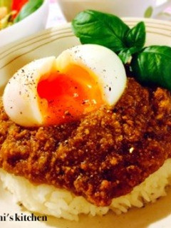 カレールーで作る!高野豆腐のキーマカレー-レシピのメイン写真