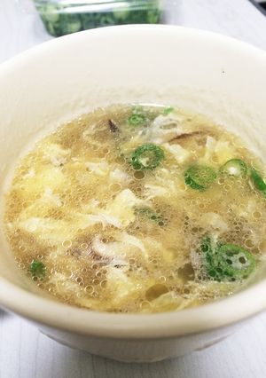 創味シャンタンDXを使った簡単卵スープ-レシピのメイン写真
