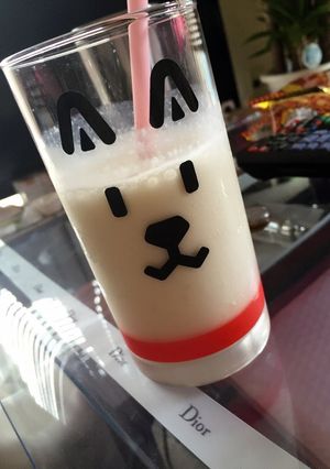 簡単♡濃厚シェイク風バナナじゅ〜す♪-レシピのメイン写真