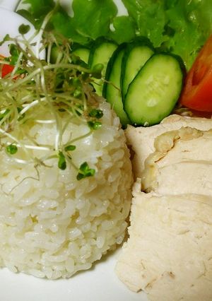炊飯器で海南チキンライス-レシピのメイン写真
