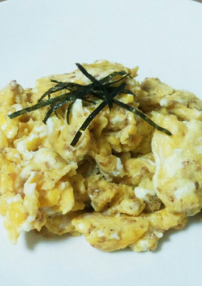 ごま好きのための☆ごま×ごまの中華いり卵-レシピのメイン写真