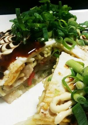 キャベツが甘い☆節約☆広島焼風お好み焼き-レシピのメイン写真