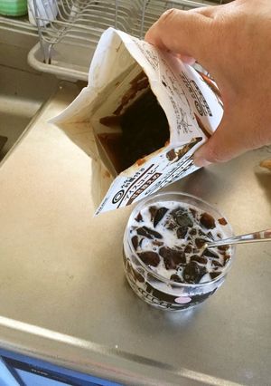 手間いらずコーヒーゼリー-レシピのメイン写真