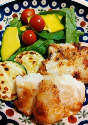 鶏むね肉☆お酢でサッパリ☆簡単漬け焼き-レシピのメイン写真