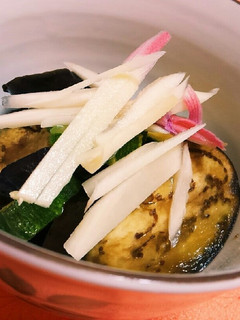 なすとズッキーニの煮浸し♪新生姜添え-レシピのメイン写真
