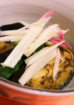 なすとズッキーニの煮浸し♪新生姜添え-レシピのメイン写真