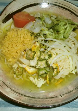 夏野菜ぶっかけラーメン-レシピのメイン写真