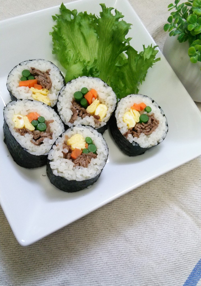 韓国風のり巻き-レシピのメイン写真