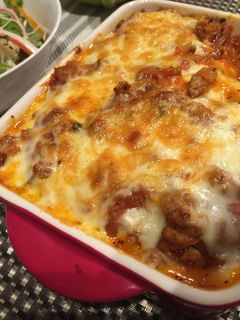 ナスとトマト重ね焼き-レシピのメイン写真