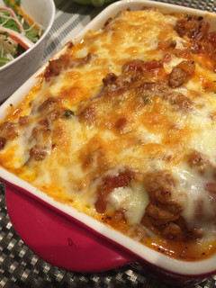 ナスとトマト重ね焼き-レシピのメイン写真