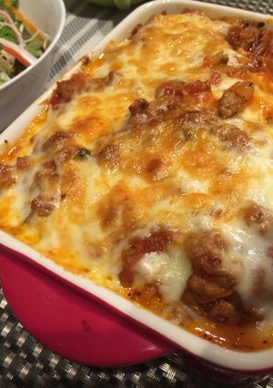 ナスとトマト重ね焼き-レシピのメイン写真