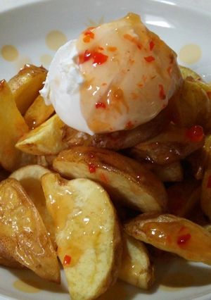 スイート&サワーポテトウェッジ-レシピのメイン写真