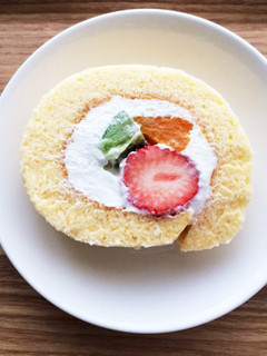 子どもと作れる!簡単!ロールケーキ♡-レシピのメイン写真