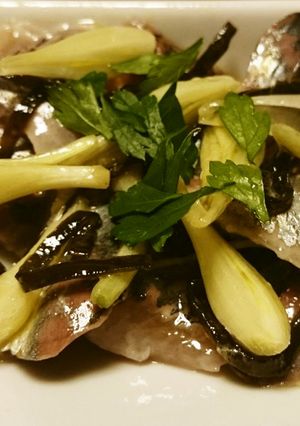 青魚とエシャロットのカルパッチョ！-レシピのメイン写真