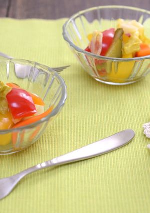 つわり妊婦さんに！野菜の生姜レモンマリネ-レシピのメイン写真