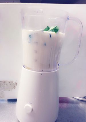 簡単＊小松菜.豆乳.バナナジュース-レシピのメイン写真