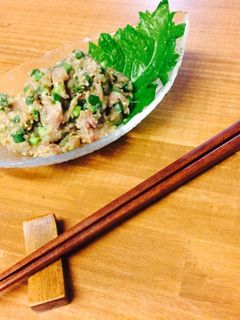 おつまみ、おかずに♡あじのなめろう-レシピのメイン写真