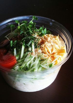 お外で、ぶっかけそうめん弁当-レシピのメイン写真
