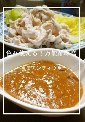 色々使える！万能酢味噌-レシピのメイン写真