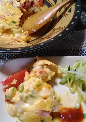 簡単☆ホテル風チーズオムレツ-レシピのメイン写真