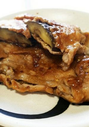 茄子と豚肉のはさみ焼き-レシピのメイン写真