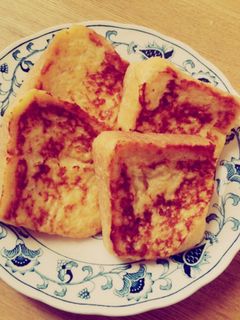 朝ごはんやおやつに。フレンチトースト**-レシピのメイン写真