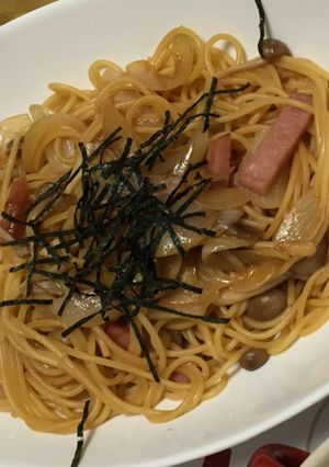 和風きのこパスタ【離乳食取り分けにも】-レシピのメイン写真
