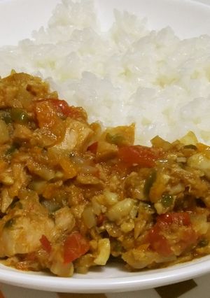 彩り☆夏野菜とツナのキーマカレー-レシピのメイン写真