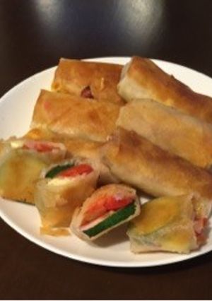 ズッキーニのイタリアン春巻き-レシピのメイン写真