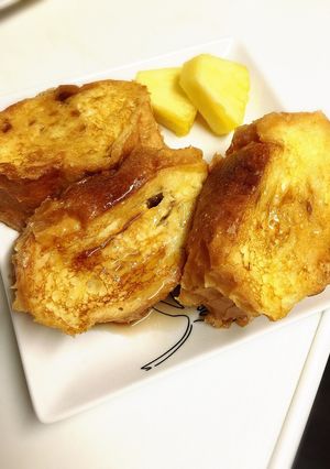 フランスパンのフレンチトースト-レシピのメイン写真