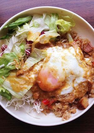 いなばのタイカレーで作るタイ風チャーハン-レシピのメイン写真