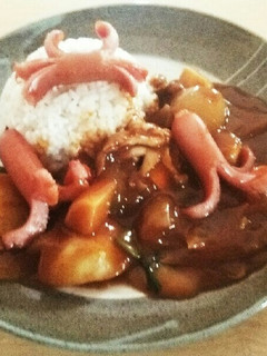 野菜カレーにウィンナー-レシピのメイン写真