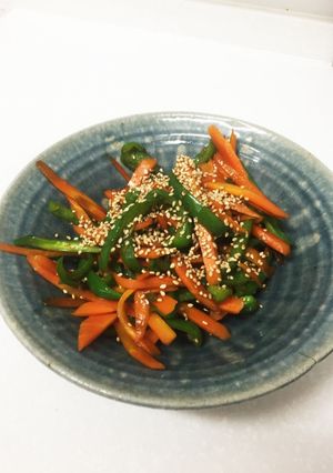 お弁当に!にんじんとPまんのきんぴら-レシピのメイン写真