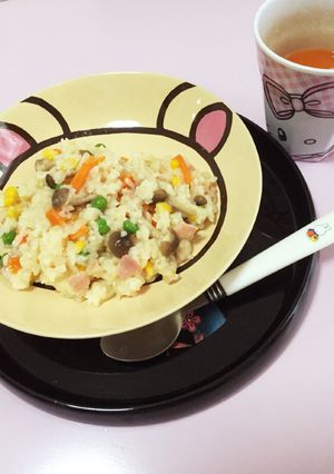 簡単でおいしいチーズリゾット♪-レシピのメイン写真